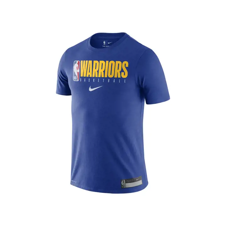 T-shirt d'entraînement de l'équipe NBA Golden State Warriors 19 bleu