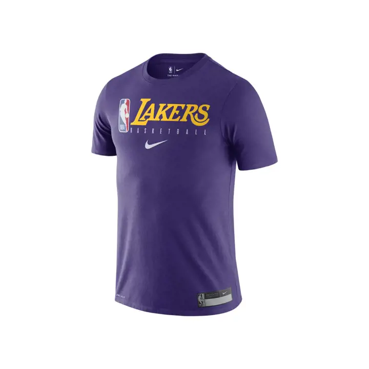 T-shirt d'entraînement de l'équipe NBA des Lakers de Los Angeles 19 pur
