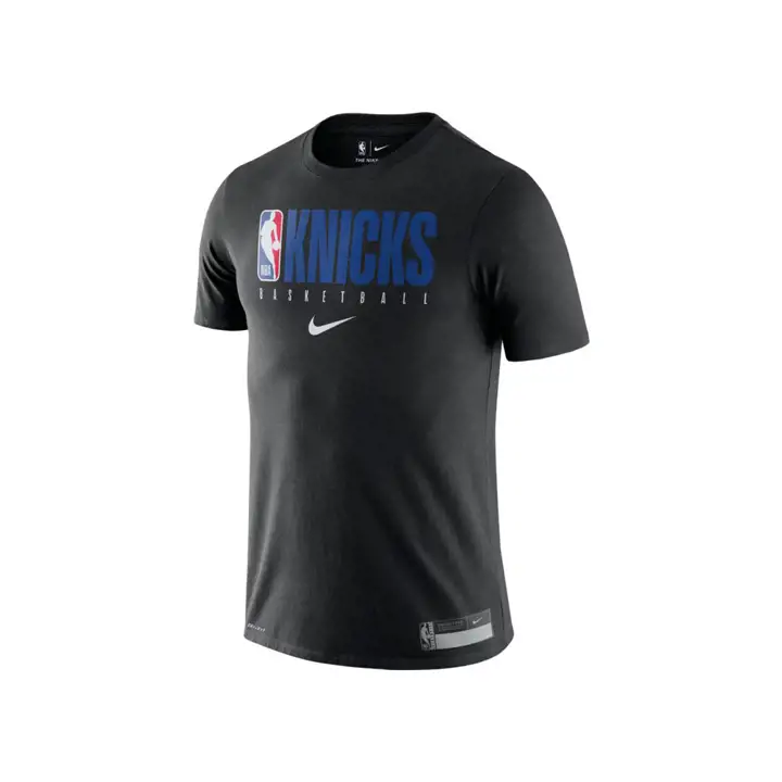 T-shirt d'entraînement de l'équipe NBA des New York Knicks 19 noir