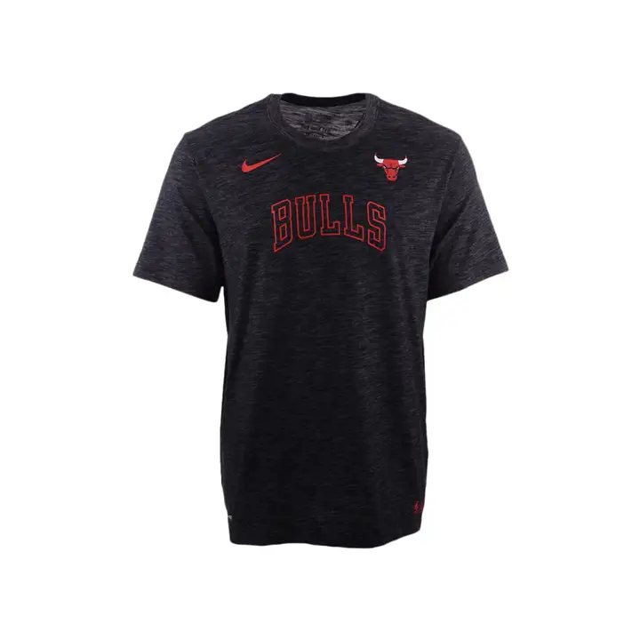 T-Shirt NBA Chicago Bulls Entraînement 19 Noir