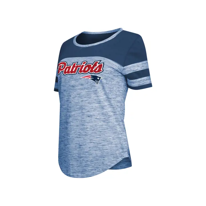 T-shirt Espace Teint Femme NFL New England Patriots 19 Marine