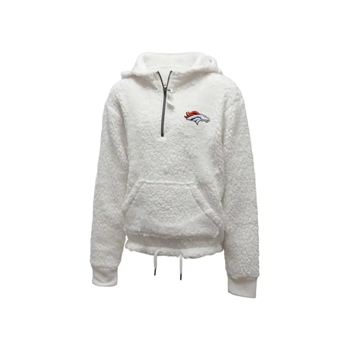 Haut molletonné Denver Broncos NFL Sherpa pour jeunes filles 19 ivo