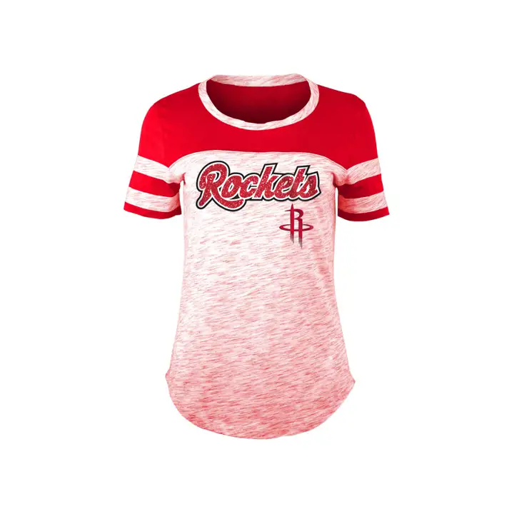 T-shirt femme Houston Rockets NBA Space Dye Rouge 19