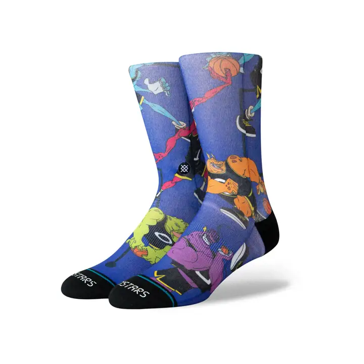 Chaussettes Stance Space Jam Crew bleues