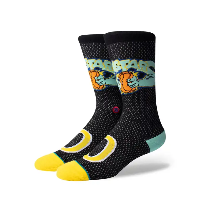 Chaussettes Stance Space Jam Crew noir/sarcelle/jaune