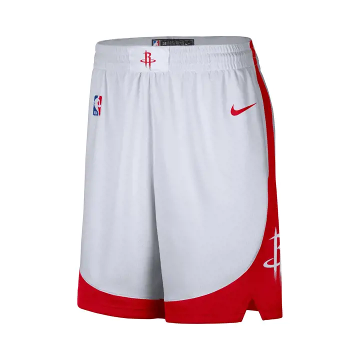 SHORT SWINGMAN ASSOCIATION NBA ROCKETS BLANC