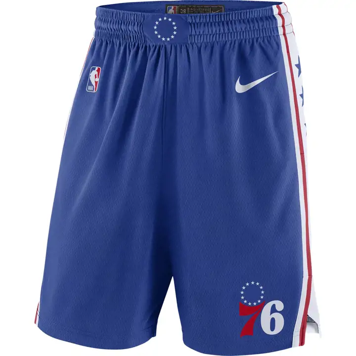 SHORT ICON SWINGMAN NBA SIXERS bleu