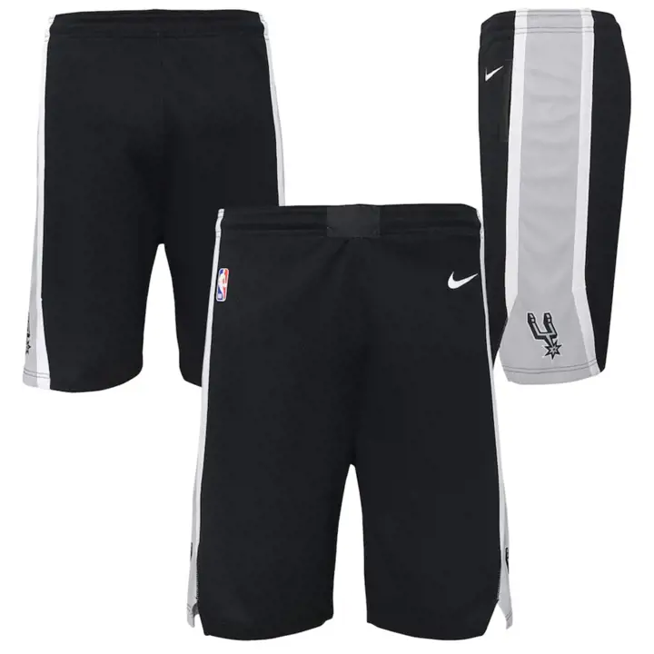 SHORT SPURS NBA ICON SWINGMAN noir