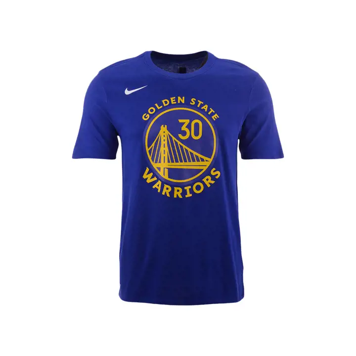 T-SHIRT JOUEUR EMBLÉMATIQUE NBA WARRIORS Stephen Curry BLEU