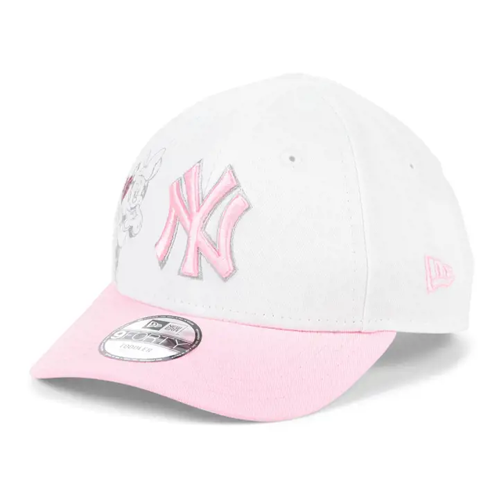 New York Yankees MLB Minnie Heart 9FORTY PNK/WHT