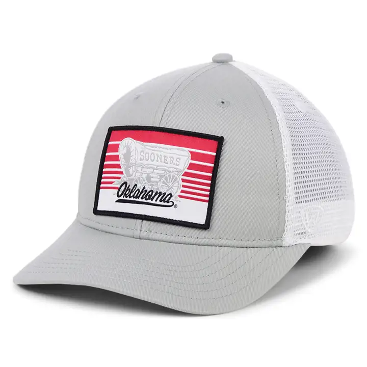 Oklahoma Sooners NCAA Horizon Trucker gris/blanc