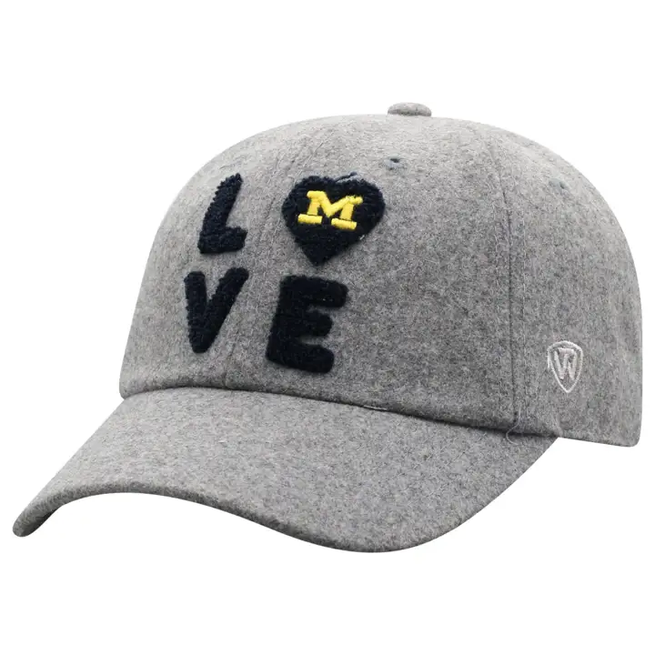 Michigan Wolverines NCAA Wmns Loveit Adj gry