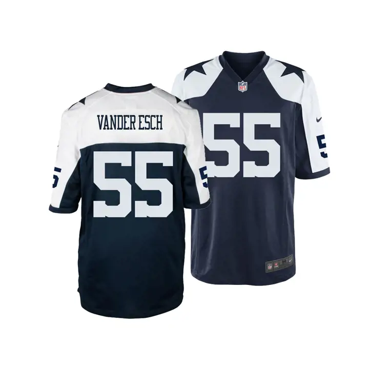 Maillot NFL Cowboys Leighton Vander Esch marine/blanc