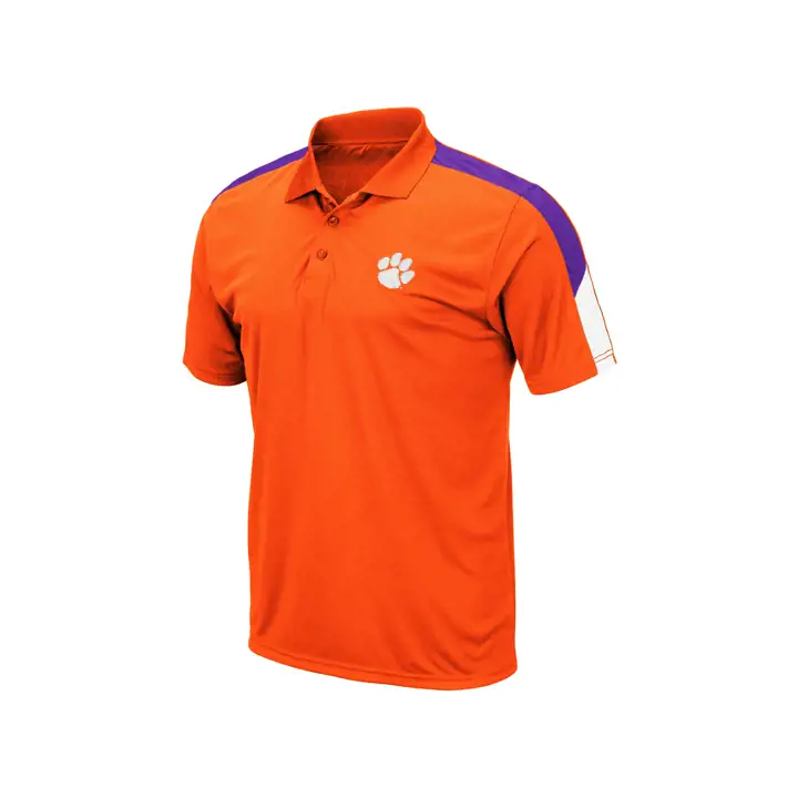 Polo couleur unie 19 org/vio NCAA Clemson Tigers