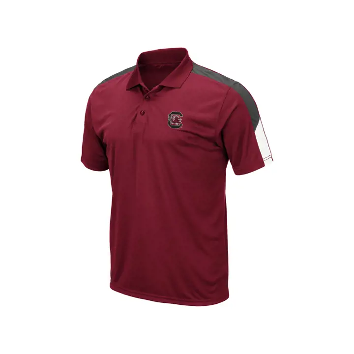 Polo bicolore NCAA South Carolina Gamecocks 19 mar/noir
