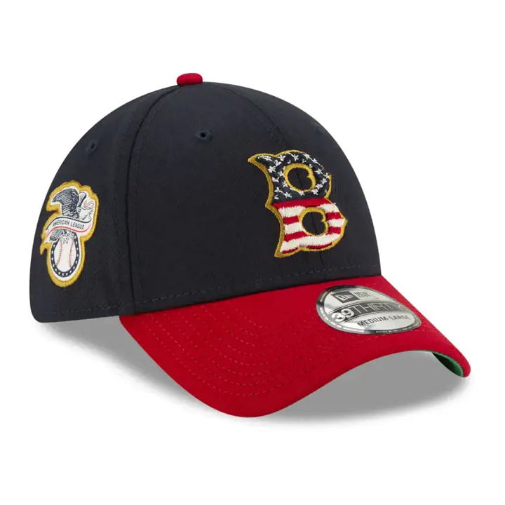 Boston Red Sox 19 MLB Stars & Stripes 39THIRTY MARINE/ROUGE