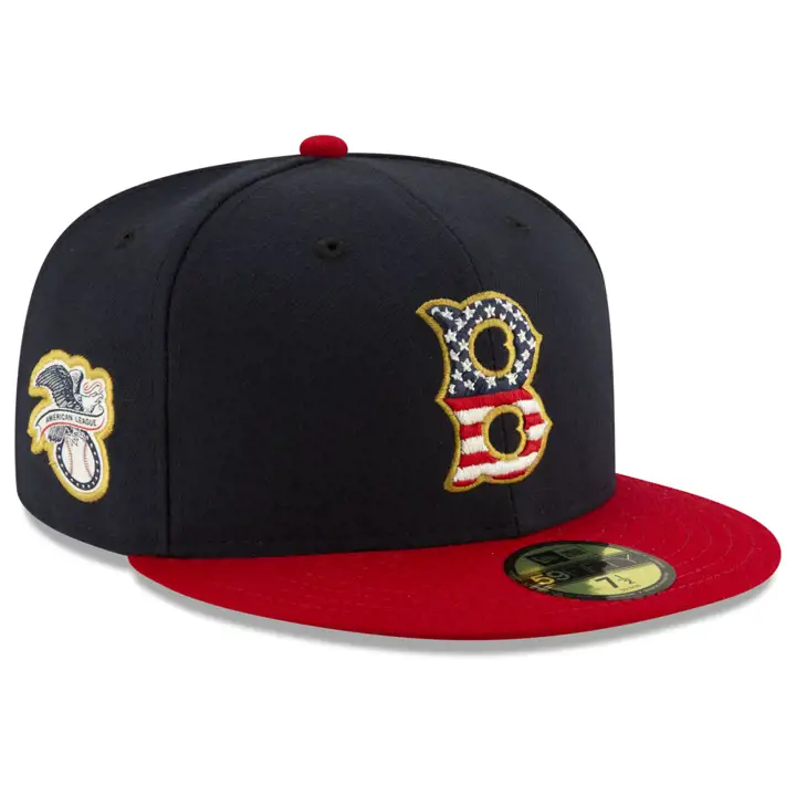 Boston Red Sox 2019 Stars and Stripes 59FIFTY GAME  NAVY
