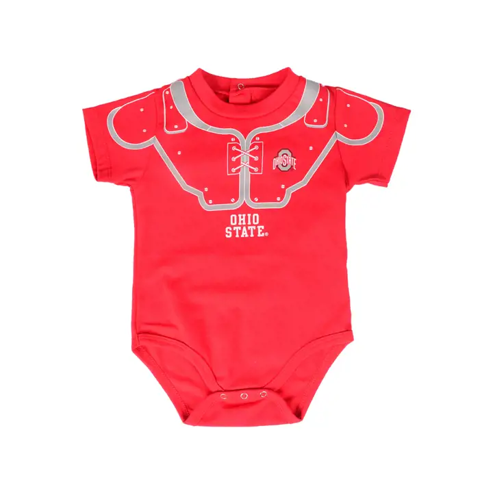 Combinaison pour bébé Ohio State Buckeyes NCAA Fanatic 19 ROUGE