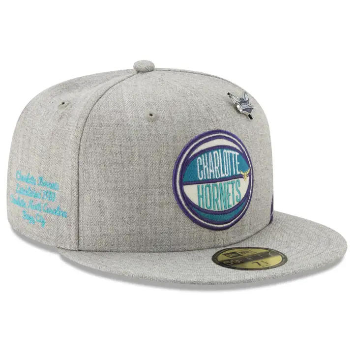 Charlotte Hornets Collection officielle NBA 19 59FIFTY GRY