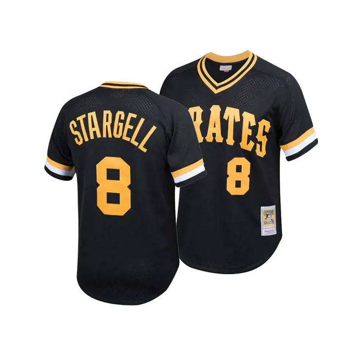 Maillot en mesh M&N Auth BP pour jeune des Pittsburgh Pirates (MLB) – Willie