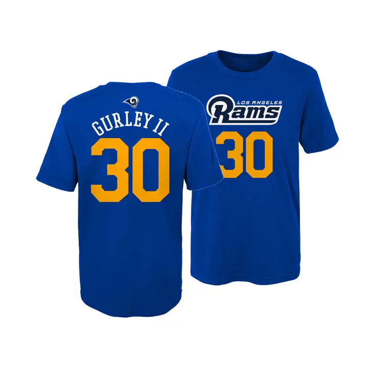 T-shirt Enfant Joueur LA Rams NFL Mainliner Todd Gurley rbl