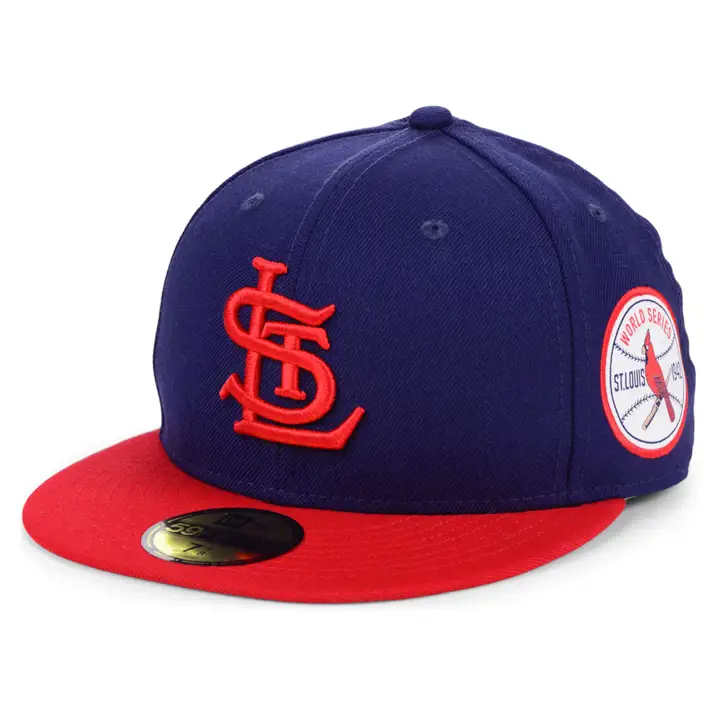 St. Louis Cardinals MLB World Series Écusson 59FIFTY  BLEU MARINE/ROUGE