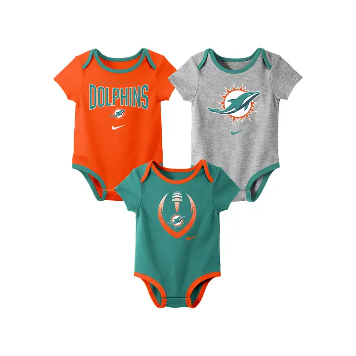 Ensemble 3 pièces nouveau-né Miami Dolphins NFL Icon 19 aq