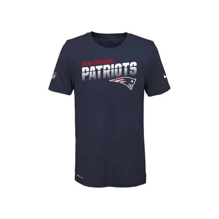 New England Patriots T-shirt NFL junior Sideline 19 marine
