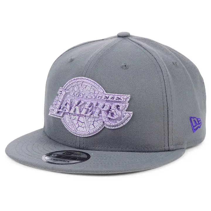 Los Angeles Lakers Grésillement Métallique 9Fifty GRISFONCÉ