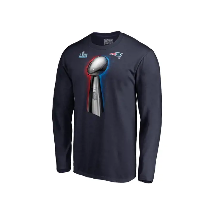 Défilé de célébration des champions du Super Bowl LIII des Patriots de la Nouvelle-Angleterre NFL (manches longues)