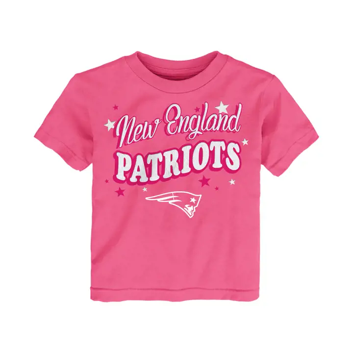 T-shirt NFL New England Patriots Pour Tout-petites Filles Mon Équipe 19 pn