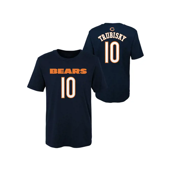 BEARS NFL Tee Enfant Joueur Principal Mitchell Trubisky nav