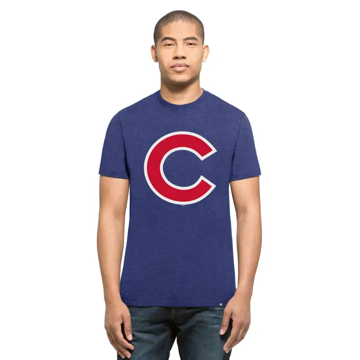 T-shirt logo bleu des Cubs de Chicago (MLB)