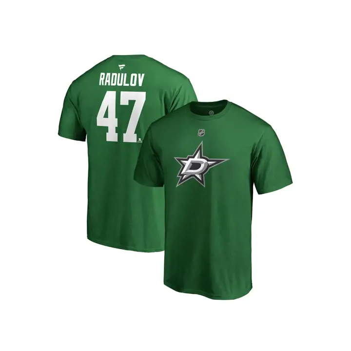 T-Shirt Authentic NHL Dallas Stars empilement N&N vert Alexander