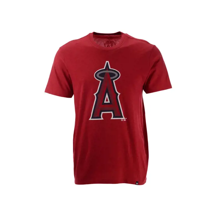 T-shirt à logo du club MLB des Angels de Los Angeles rouge
