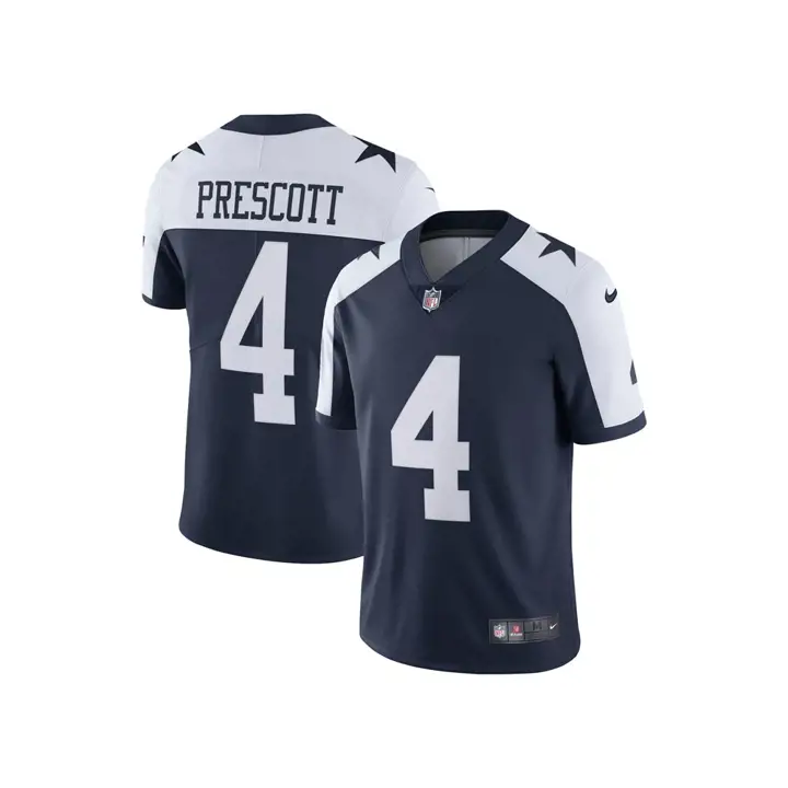 COWBOYS NFL Maillot de match jeune ALT Dak Prescott marine/blanc