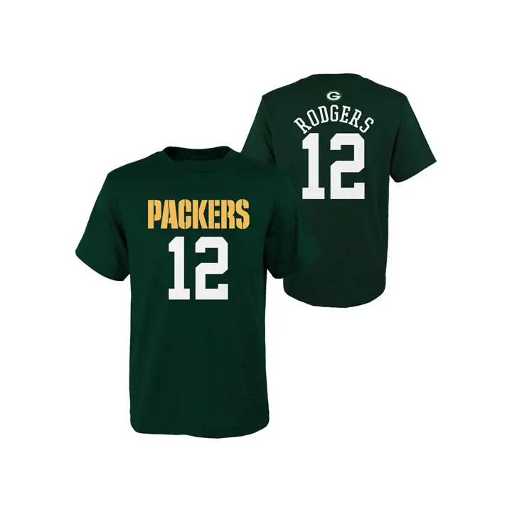 T-shirt de supporter pour jeune Green Bay Packers NFL Mainliner grn Aaron R