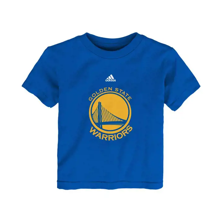 T-shirt Logo Basique NBA Warriors pour Tout-petit bleu