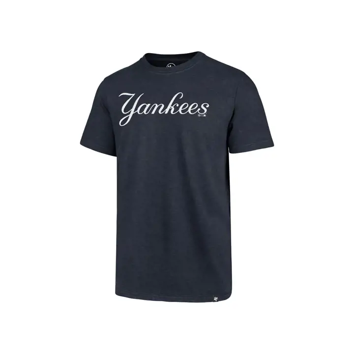 T-shirt bleu marine à logo du club MLB des New York Yankees