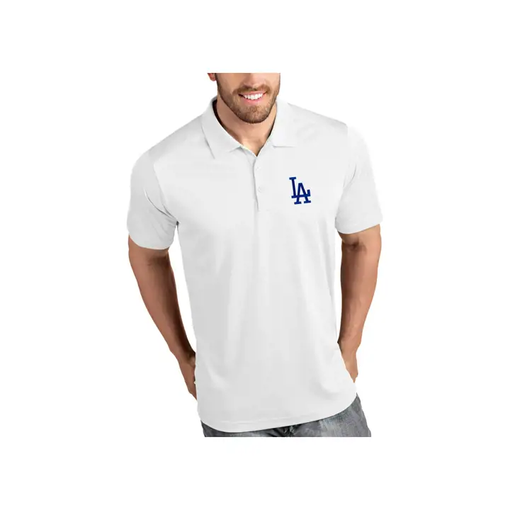 Los Angeles Dodgers Polo Homme MLB Hommage Blc