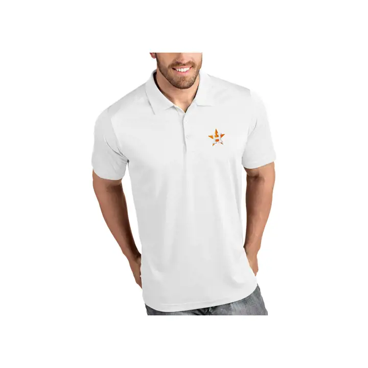 Polo Hommage MLB des Astros de Houston, blanc