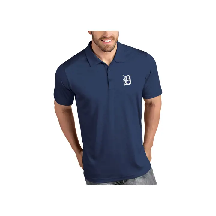 Polo hommage MLB des Tigres de Détroit, marine