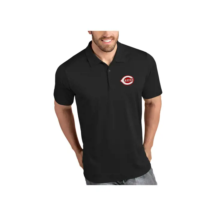Polo Cincinnati Reds MLB Tribute noir