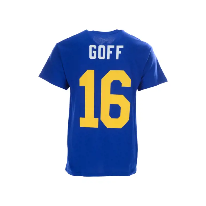 T-shirt Los Angeles Rams NFL Eligible Receiver bleu Jared Goff