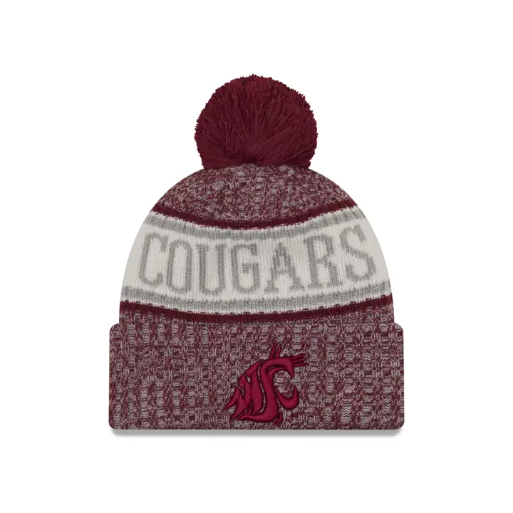 Bonnet de sport Washington State Cougars NCAA 19 ROUGE CRIMSON