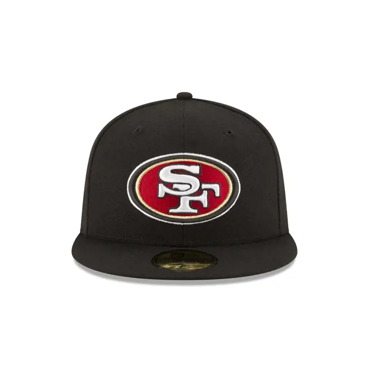 Casquette 59FIFTY ajustée basique TC NFL des 49ERS – Noire