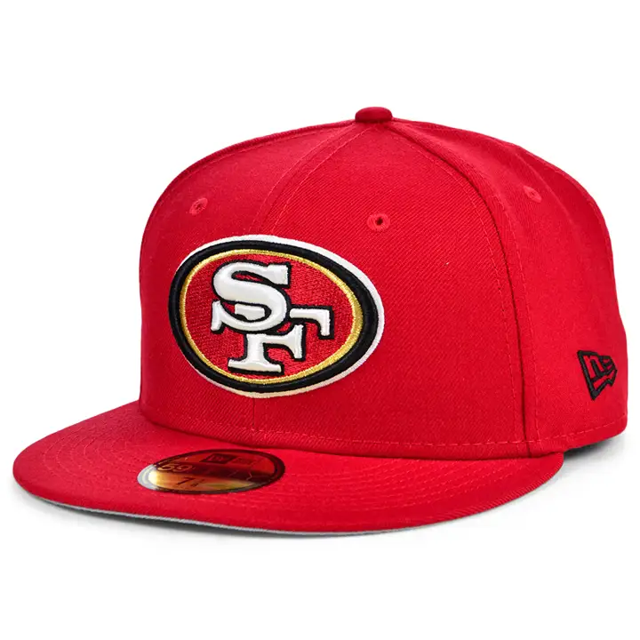 Casquette ajustée basique 59FIFTY NFL des 49ERS, ROUGE