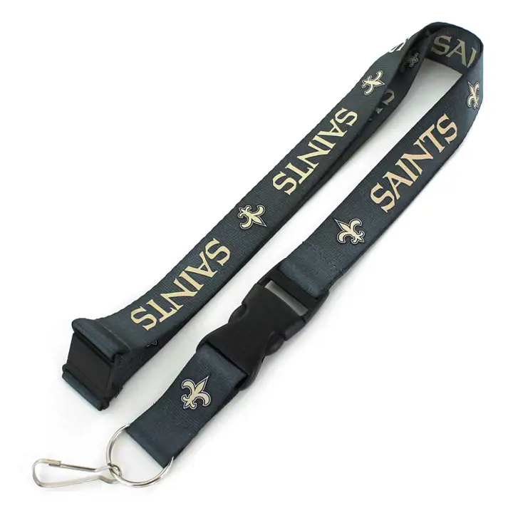 Lanière d'équipe des Saints de la Nouvelle-Orléans Aminco gry