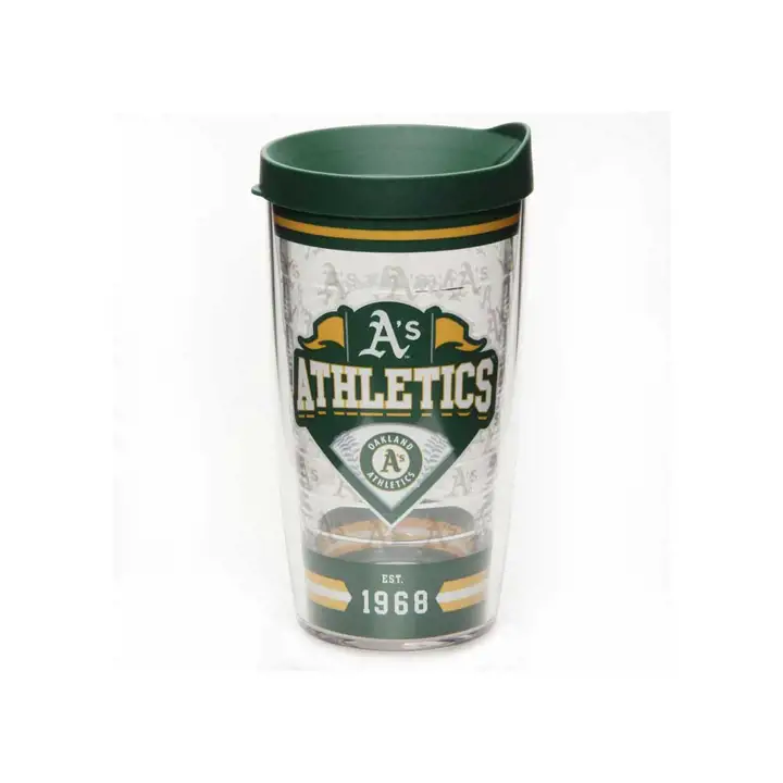 Gobelet Oakland Athletics de 710 ml avec double paroi isolante (noir)