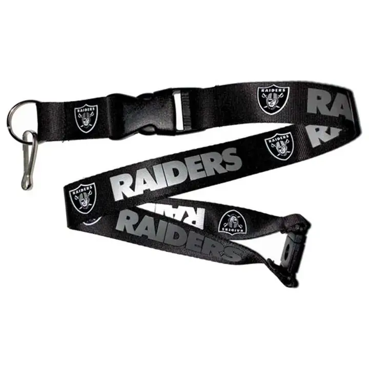 Cordon LV Raiders fanzz noir sur la couleur de l'équipe